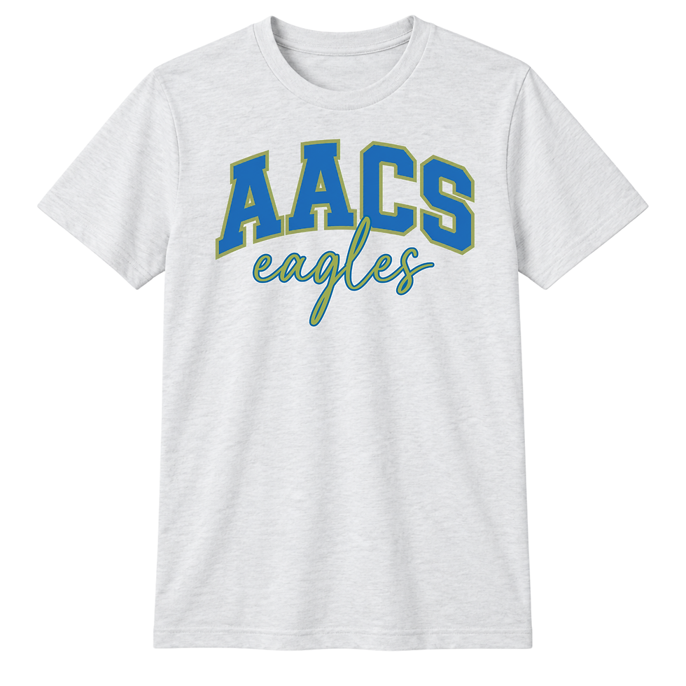 Arched AACS Eagles – Royal + Green design