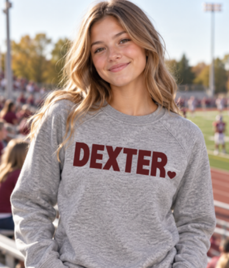 Dexter Heart – Maroon design