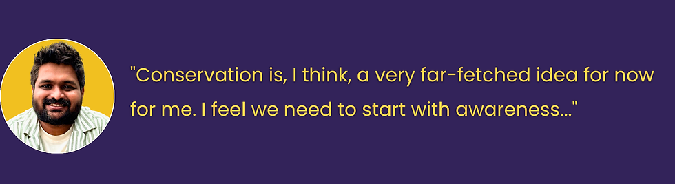 Smiling person on left, purple background with motivational quote about human thoughts as a pitcher of water in yellow text.