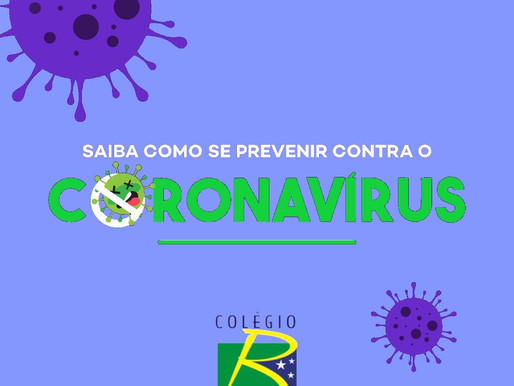 Saiba como se prevenir contra o COVID-19
