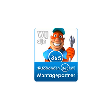 Erkend Autobanden365.nl Montagepartner-logo bij Auto Portello