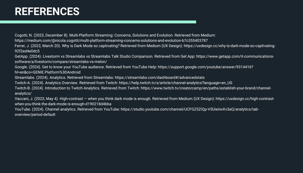 Reference List