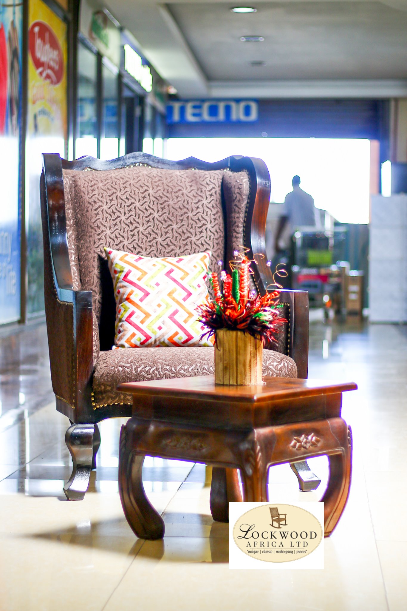 Arm Chair + Stool