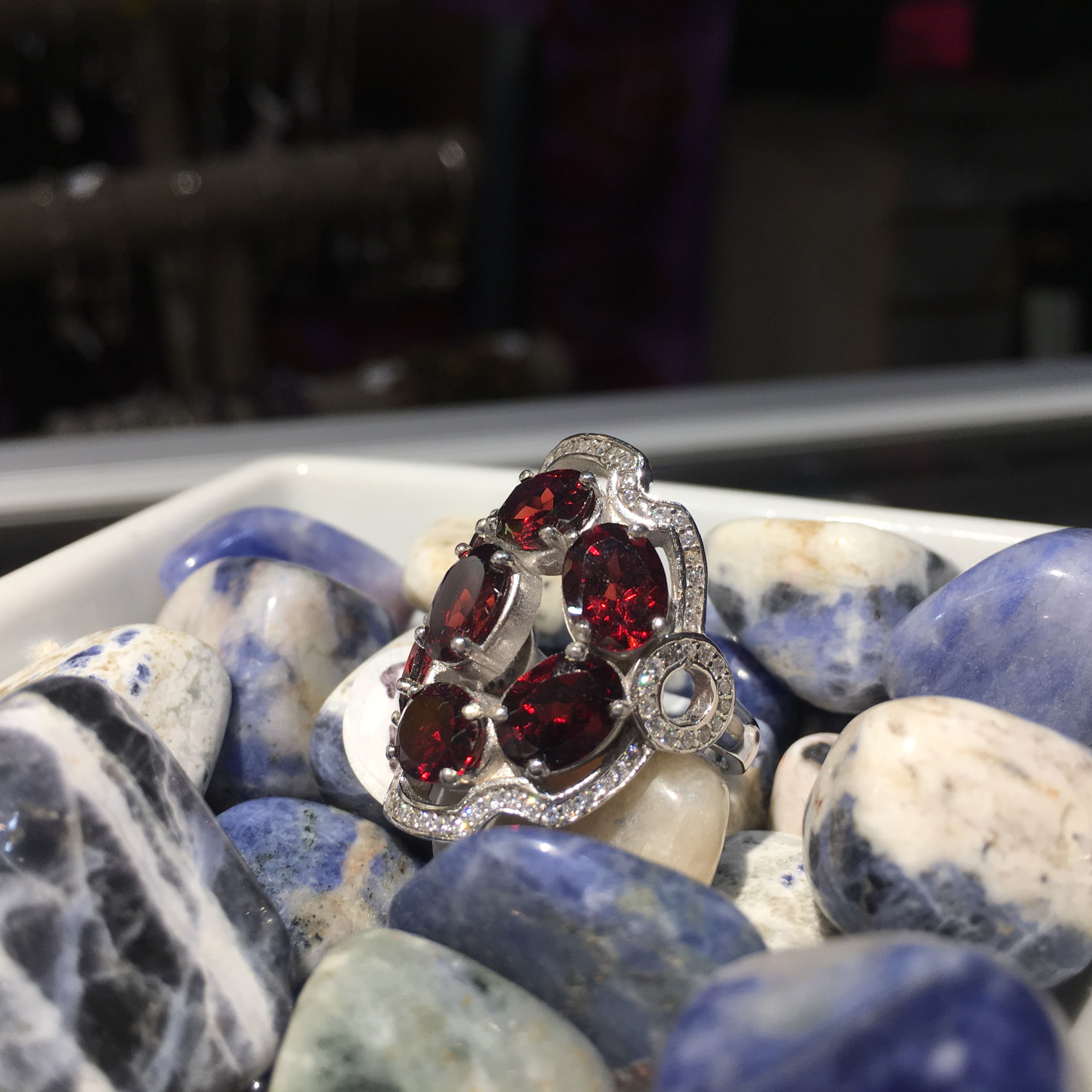 Gemstone Statement Ring