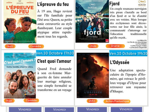 Vendredi, c'est ciné