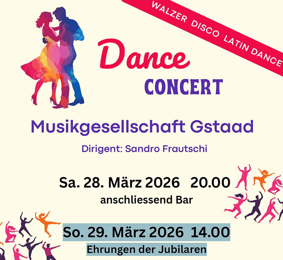 Dance Conert Musikgesellschaft Gstaad (So)