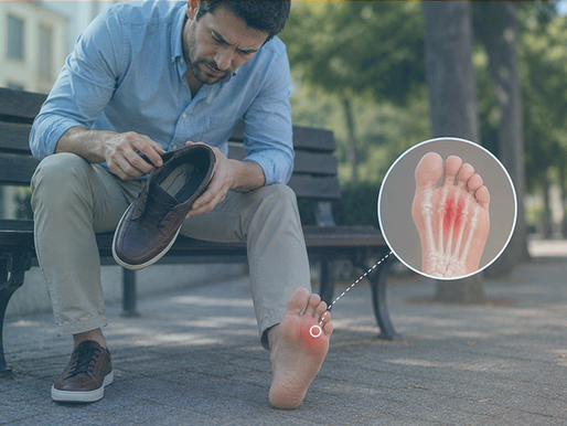 Sensación de tener una piedra dentro del zapato al caminar por Neuroma de Morton o metatarsalgia