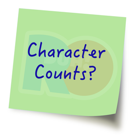 Character Counts?
