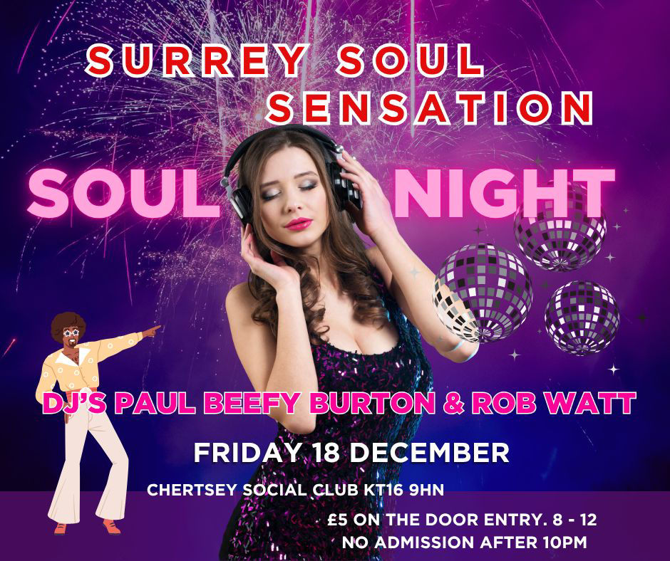Surrey Soul Sensation Christmas Blow Out