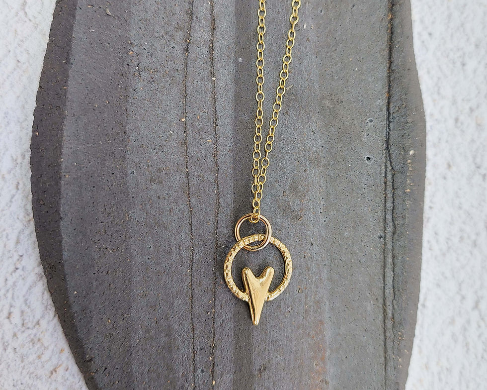 Thumbnail: Gold Heart pendant