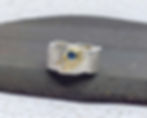 Thumbnail: Sapphire Ring in Silver & 18ct Gold