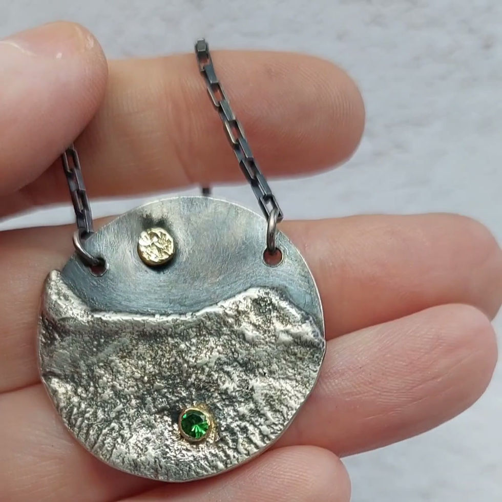 Thumbnail: Tsavorite Garnet Necklace