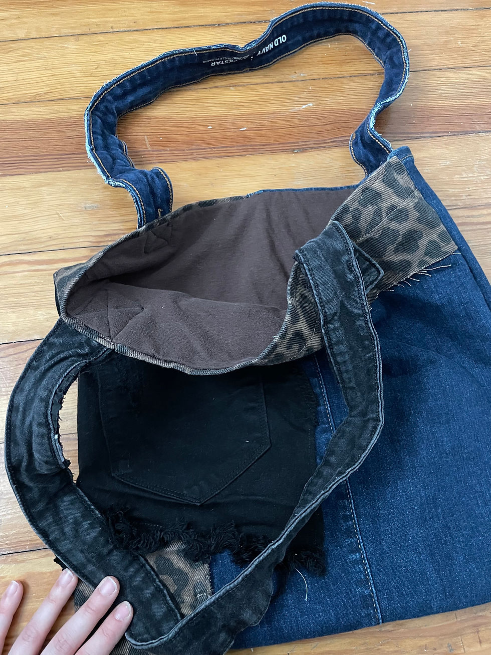 Thumbnail: Cheetah Print Patchwork Bag 