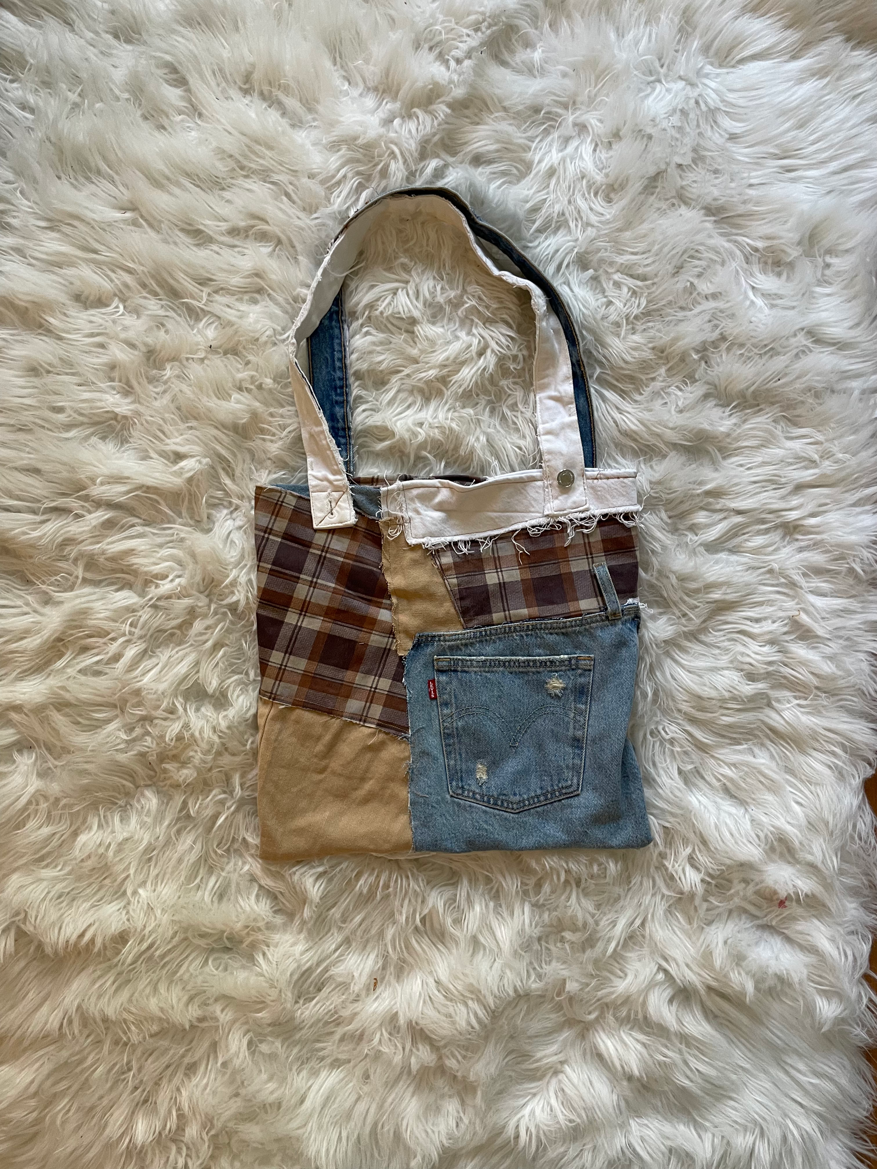 Levi Flannel Tote