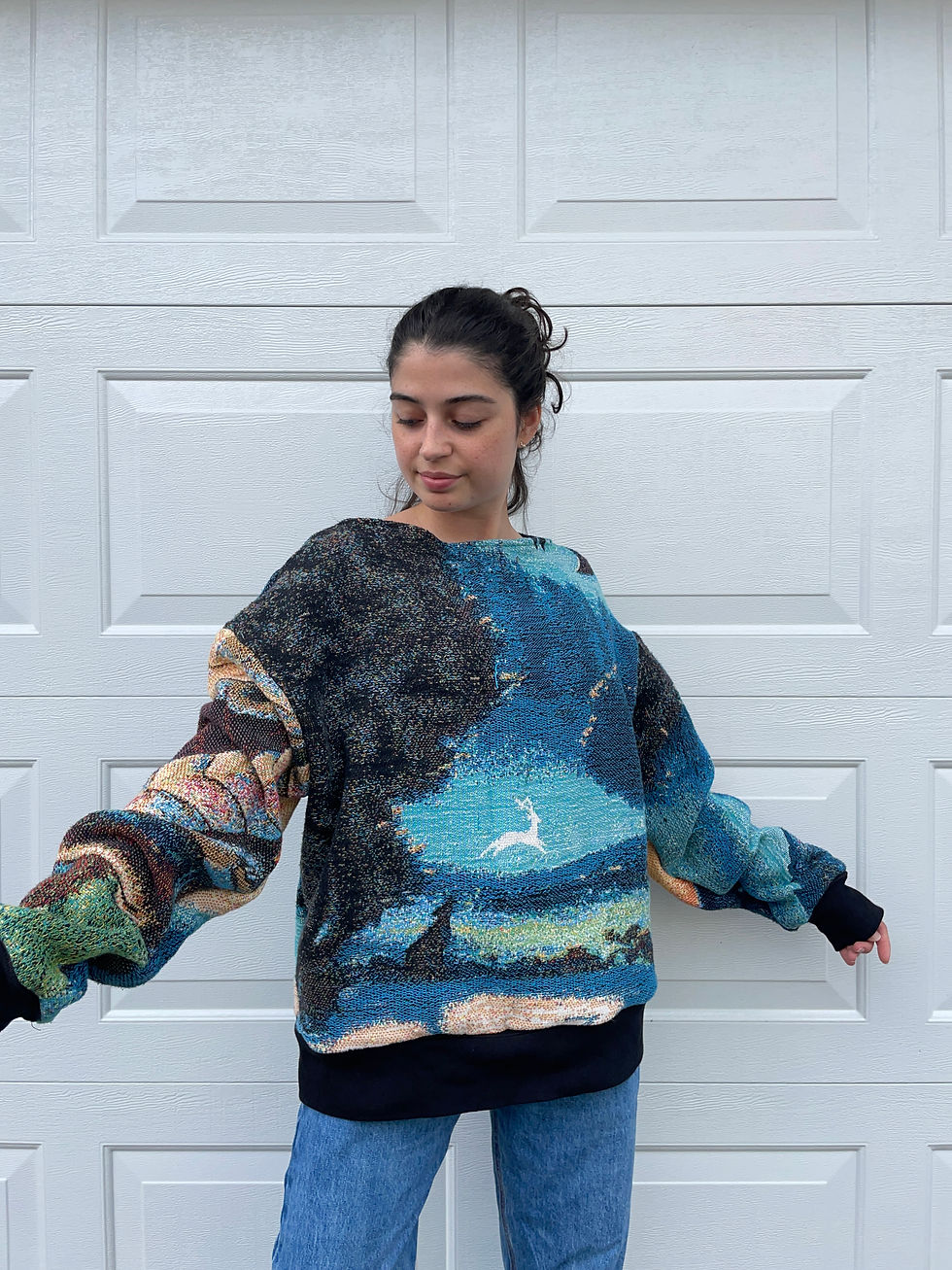 Thumbnail: Harry Potter Tapestry Sweatshirt MEDIUM 