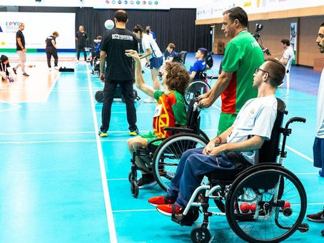 Boccia players at Cebeci Sports Complex