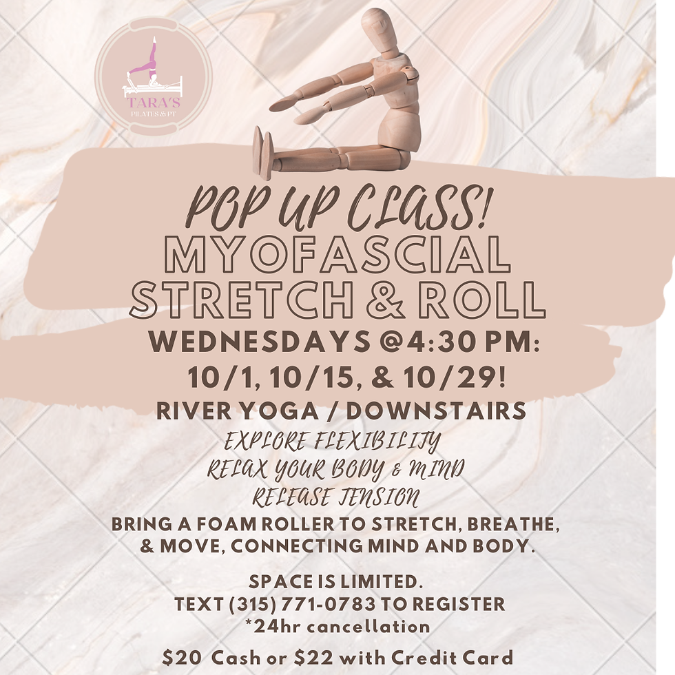 Myofascial stretch and roll