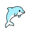 Cartoon dolfijn