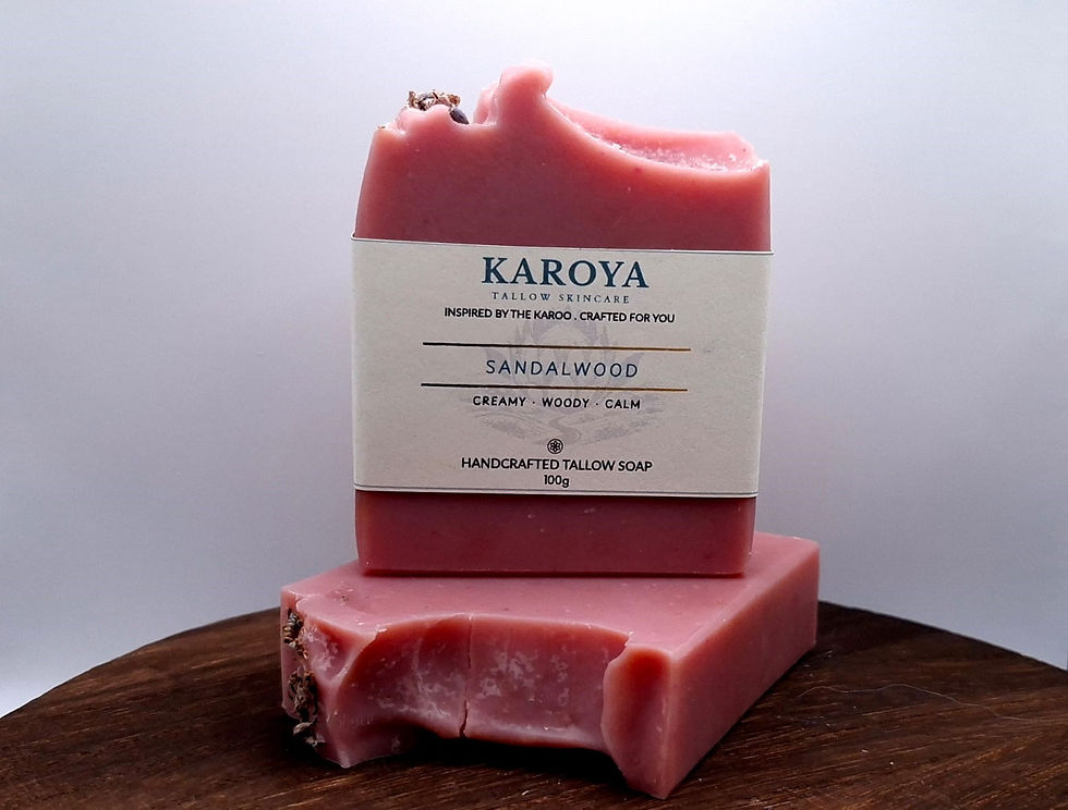 Sandalwood tallow soap