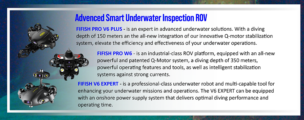 Advenced smart underwater ROV