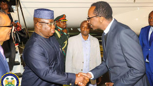 Sierra Leone’s President Julius Maada Bio Arrives in Ethiopia for World without Hunger Conference.