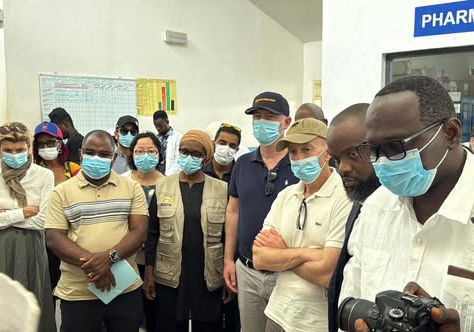World Bank Executives Tour Sierra Leone Hospital Cutting Maternal Deaths.