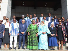 Moral Guarantors on Unity Agreement Delegation Pays Visit to the Ministry of Foreign Affairs.