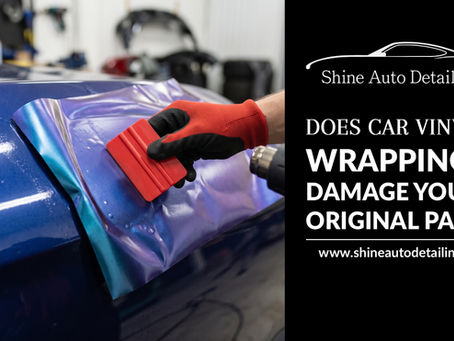 Does Car Vinyl Wrapping Damage Your Original Paint?