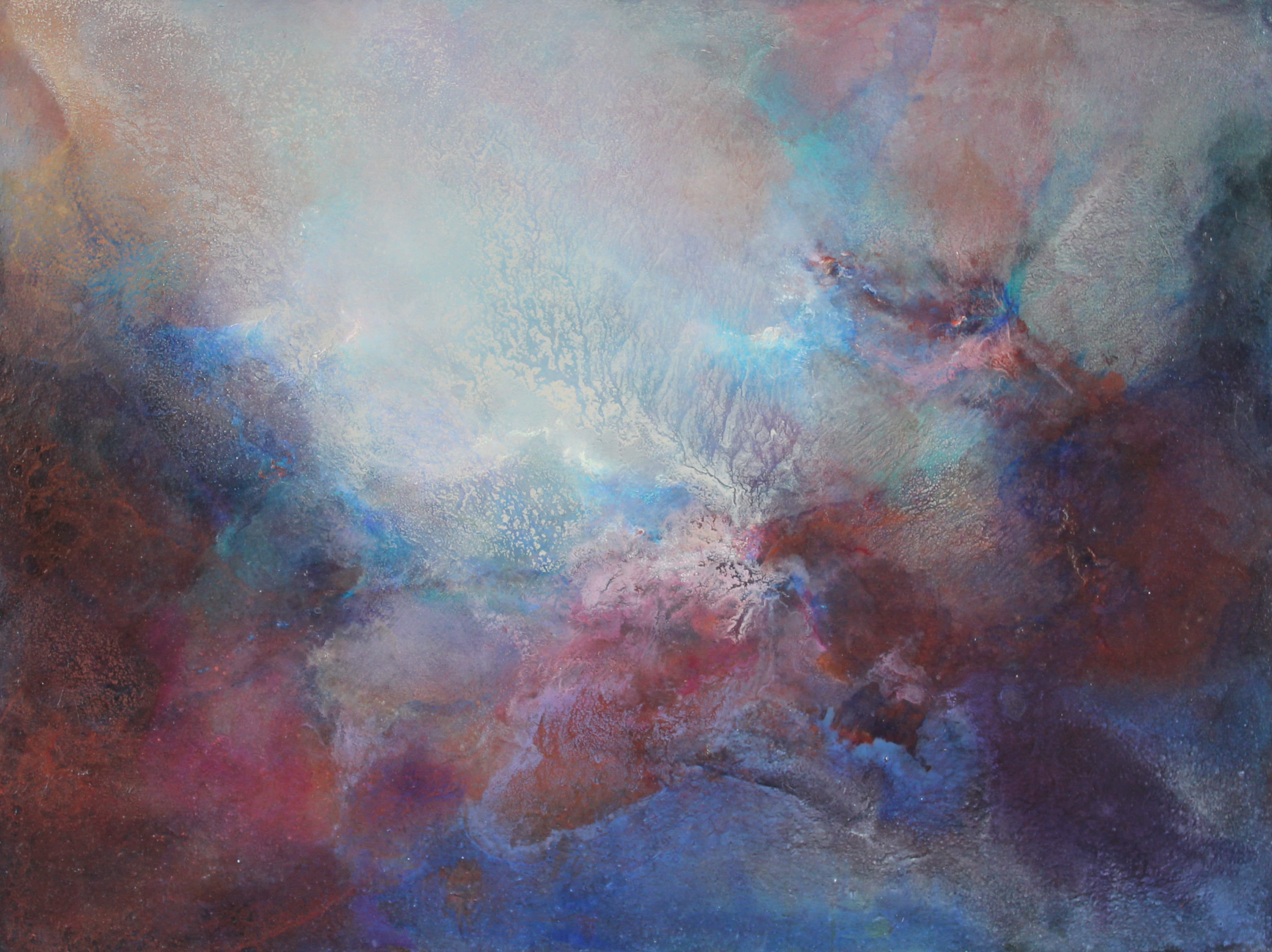 Celestial Tides, 2025, 91 x 122 cm