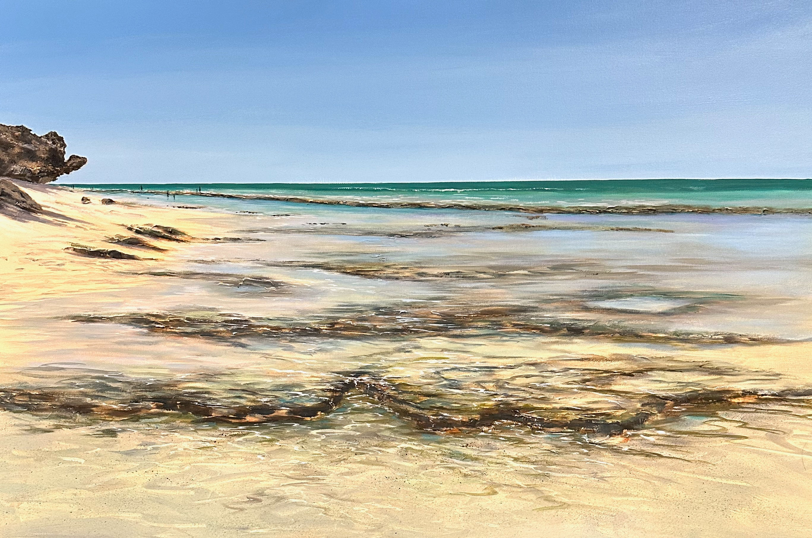 Shallow Reef - The Lagoon, 2024, 61 x 91 cm