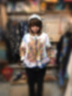 サムネイル： 池上ナミ氏ペン画洋服　パーカー