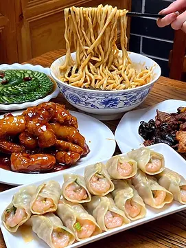 Bite Escape private tour Beijing hutong food dishes including dumplings, noodles, and local stir-fry