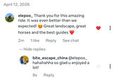 Bite Escape Beijing horse riding tour reviews – guests enjoying scenic countryside horseback riding experiences near Beijing with professional guides and authentic local experiences