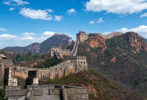 BiteEscape Beijing private tour at Jinshanling Great Wall with panoramic mountain views and restored watchtowers