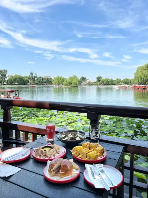Craft beer and food by the lake at Slow Boat Brewery Beijing