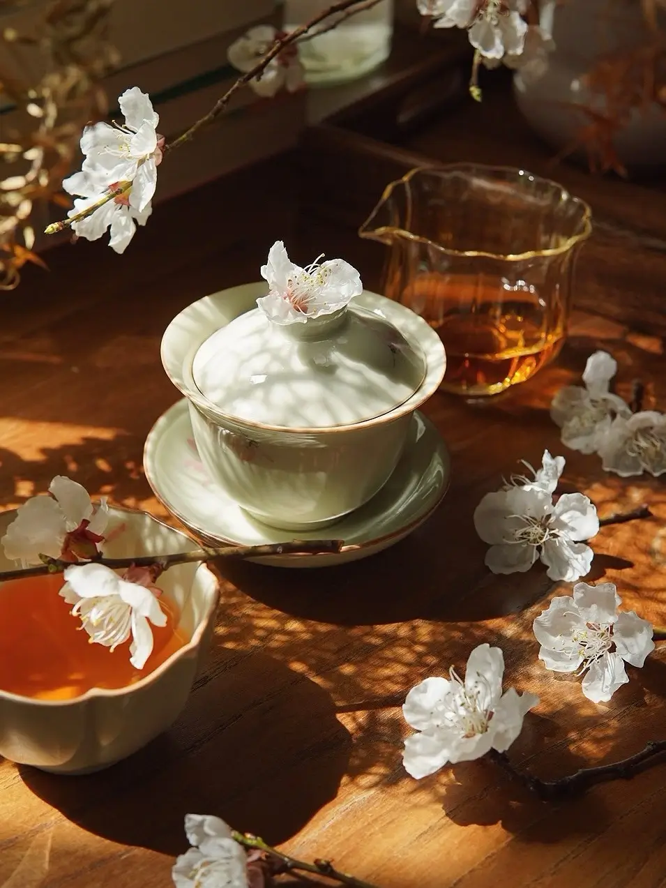 the photo of chinese tea