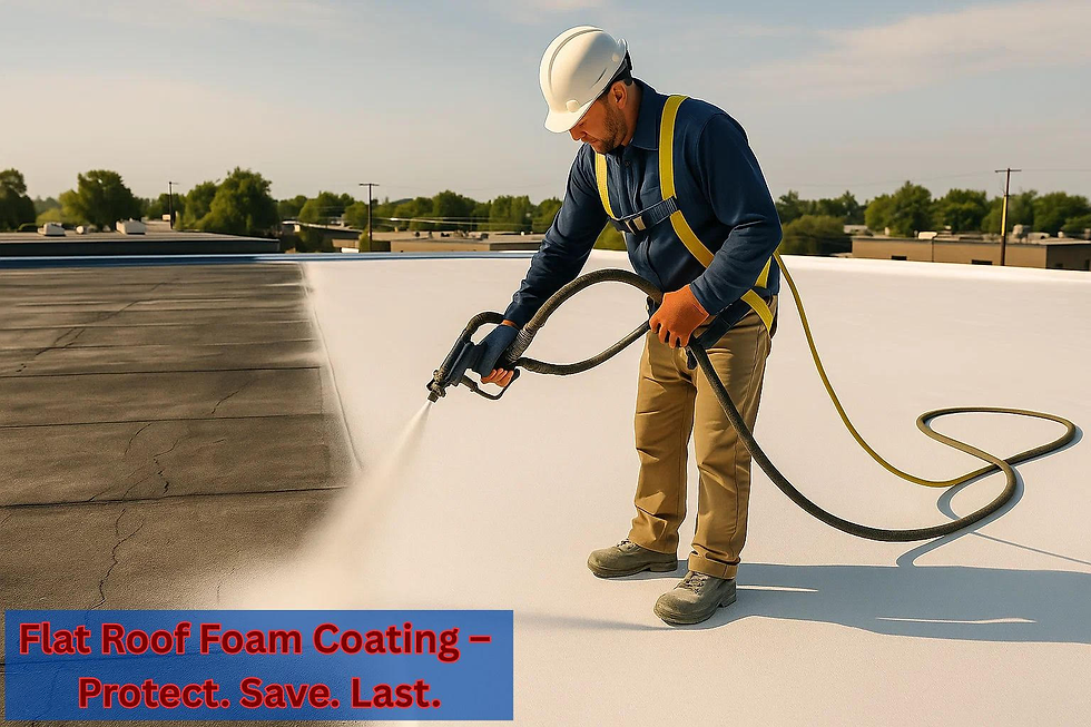 Flat Roof Foam Coating