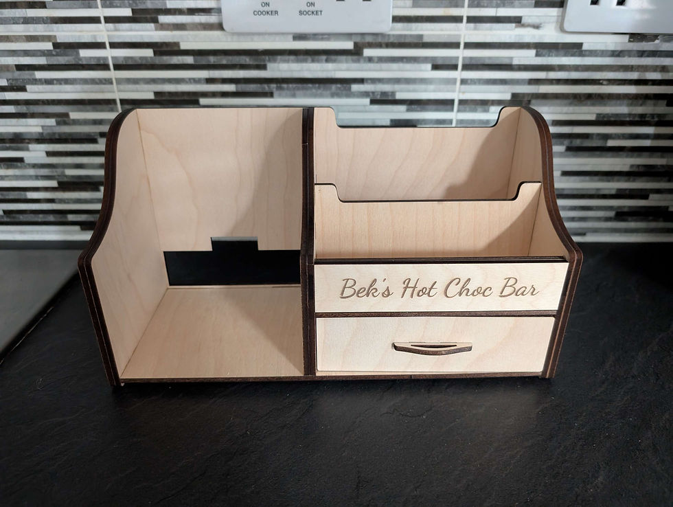 Thumbnail: Personalised Velvetiser Hot Chocolate Station -Wood