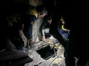 White Helmets working to uncover hidden chambers at notorious Syrian prison