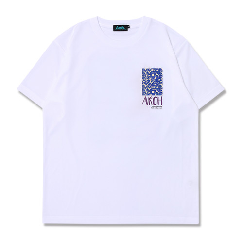 Arch Tシャツ T126-132 rise vibes flower tee [DRY]【white】 | （株
