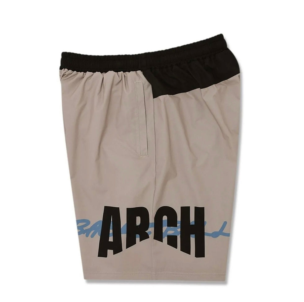 サムネイル： ARCH rise up shorts ［ブラック・トープ・ダスティーピンク］
