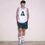 サムネイル： ARCH grid faded rev. tank  DRY deep ocean white