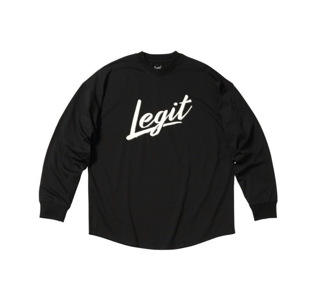 LEGIT ロングスリーブシャツ LE STD L/S TEE BLACK 2602-1003