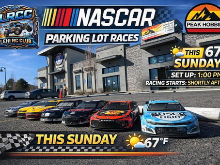 Lehi, Utah LRCC Losi NASCAR & Arrma Grom Parking-lot Racing