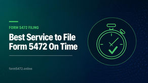 Comparison chart of Form 5472 filing services ranked by turnaround time, showing form5472.online as the only provider with same-day, rush, expedited, and standard tiers.