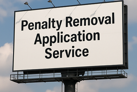 Penalty Removal Application Service