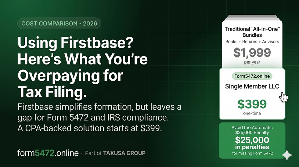 The $25,000 Form 5472 Mistake Every Firstbase Client Needs to Know About