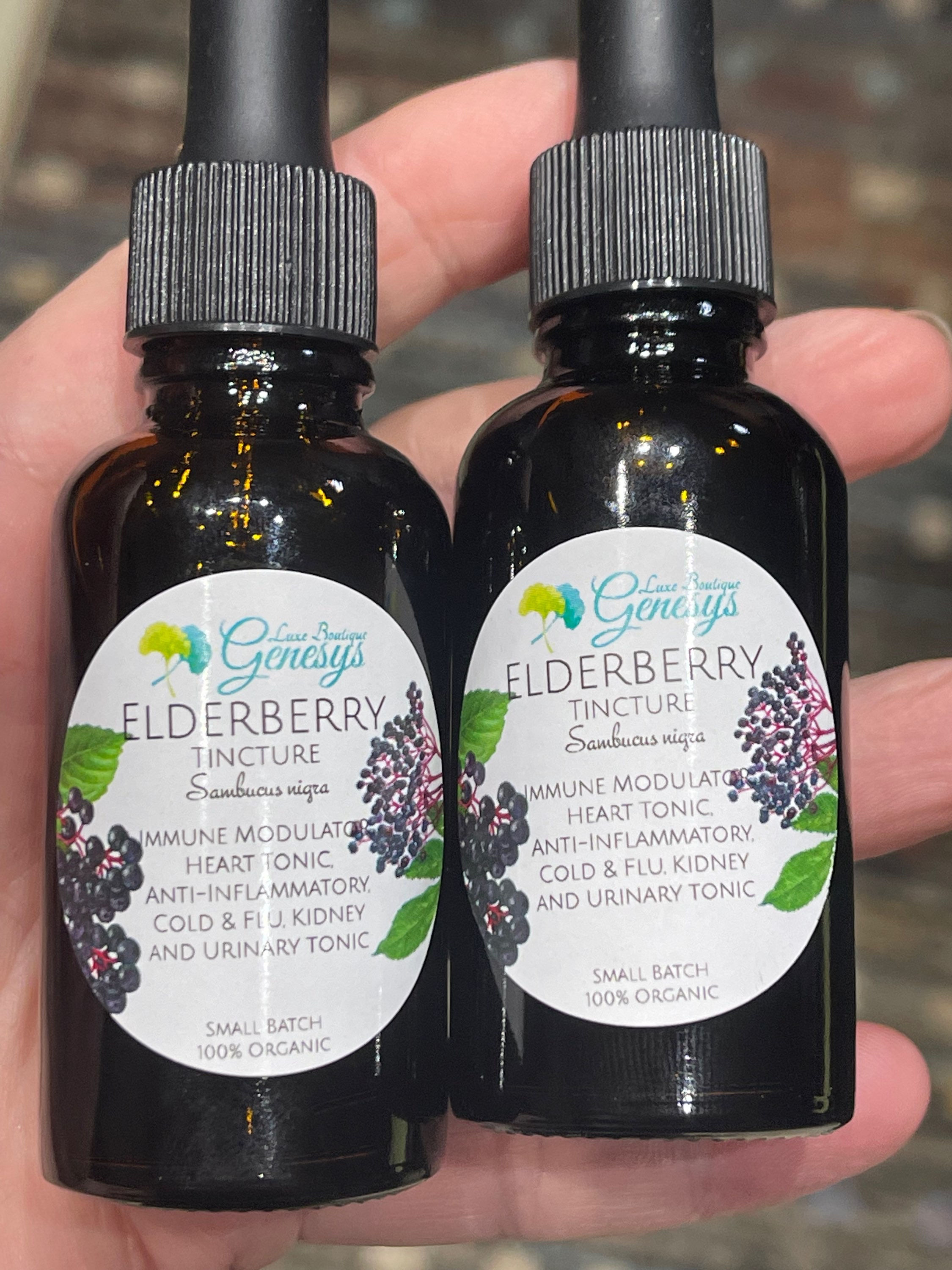 Elderberry Tincture (Double Extraction)