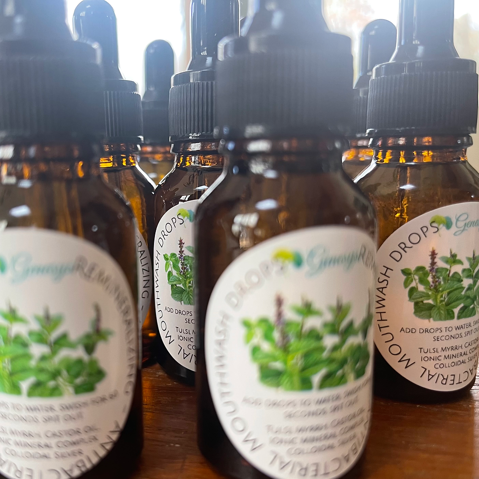 Tulsi - Myrrh Remineralizing Mouthwash Drops