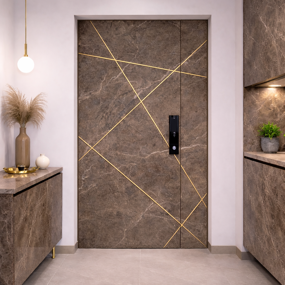 Thumbnail: Main Door Solid Timber Laminate (Fire-rated/Non fire-rated)
